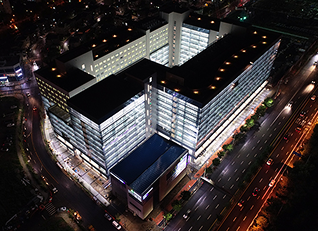 하남 프리미엄 공유오피스 스테이지나인 하남미사점 야경 전경